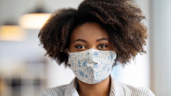 Woman in Mask - Ecolab COVID-19 Response